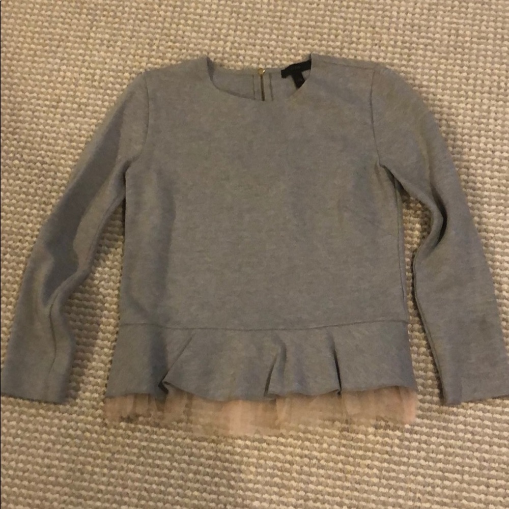 J.Crew tulle bottom top